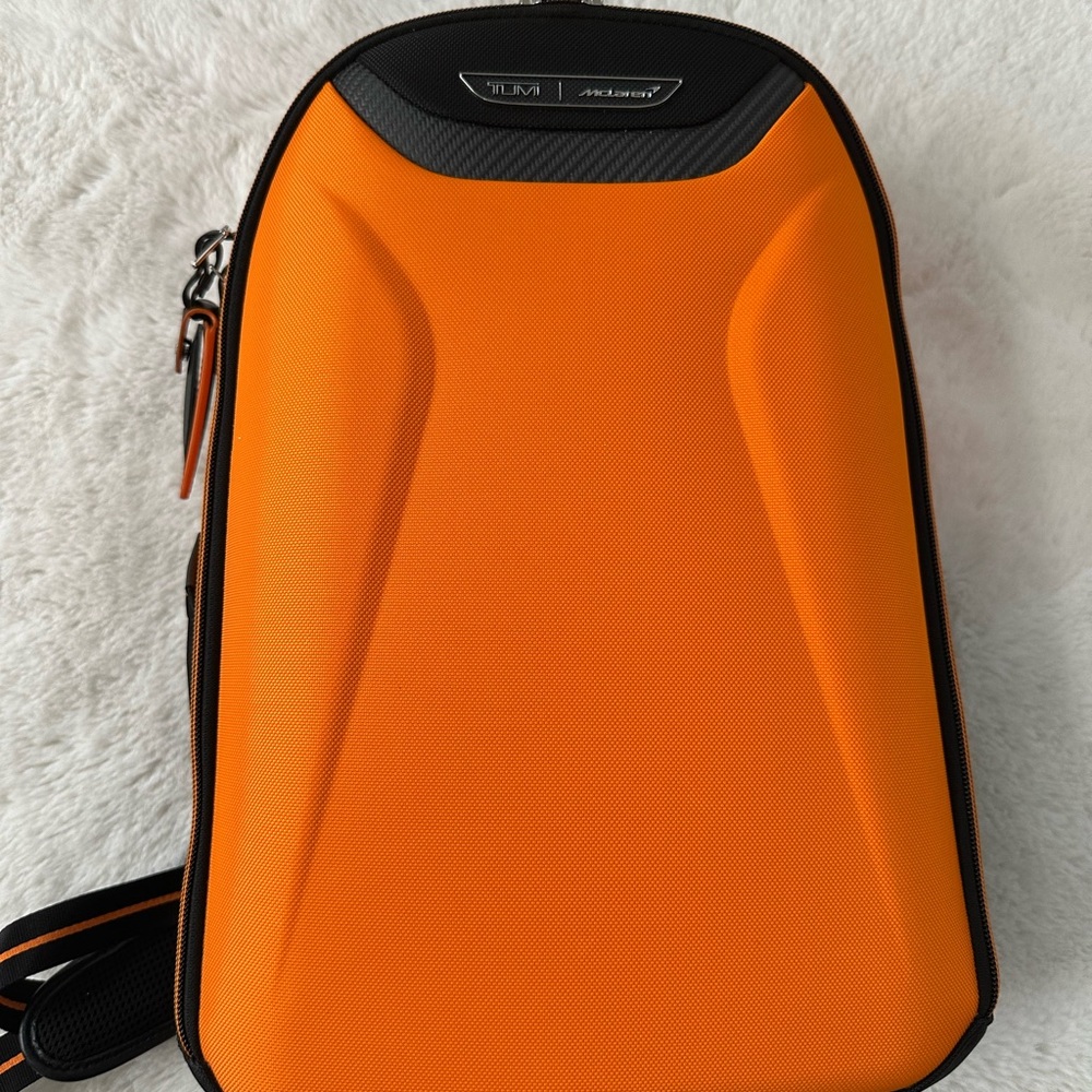 Tumi Men's Papaya Velocity—Anniversary Mclaren Backpack
